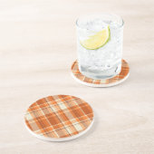 オレンジ格子縞 コースター (側面)