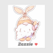 オレンジ格言イースターステッカー |ダイカットのシール シール (シート)