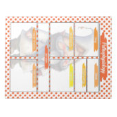 オレンジ格言看護 – 病態生理学テンプレート ノートパッド (正面)