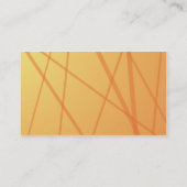オレンジ棒-ビジネス 名刺 (裏面)
