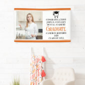 オレンジ歯科の卒業式パーティーフォト 横断幕 (インサイチュ)