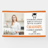 オレンジ歯科の卒業式パーティーフォト 横断幕 (横)