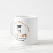 オレンジ歯科カスタム歯科卒業 コーヒーマグカップ (正面左)