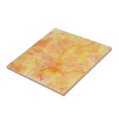 オレンジ水彩画の背景 タイル (側面)