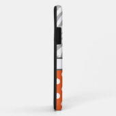 オレンジ水玉模様ライトゼブラプリントiPhone 5ケース Case-Mate iPhoneケース (裏面/右)