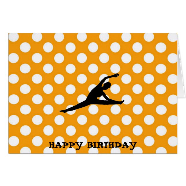 オレンジ水玉模様 (正面横)