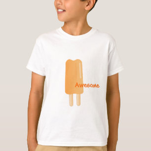 オレンジ氷破裂音 Tシャツ
