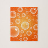 オレンジ泡 ジグソーパズル (縦)
