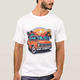 オレンジ消防車 Tシャツ