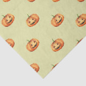 オレンジ淡い色の色の感謝用カボチャ付き緑 薄葉紙 (詳細)