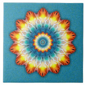 オレンジ炎 タイル (正面)