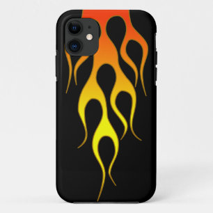 オレンジ炎 iPhone 11 ケース