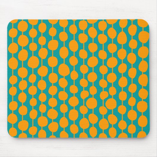 オレンジ点およびライン マウスパッド (正面)