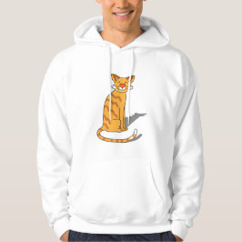 オレンジ猫パーカー パーカ