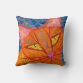 オレンジ猫 クッション (裏面)