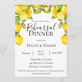 オレンジ畑でのリハーサルディナーへのご招待 招待状