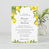 オレンジ畑のウェディング招待状 招待状 (スタンド正面)