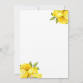 オレンジ畑のウェディング招待状 招待状 (裏面)