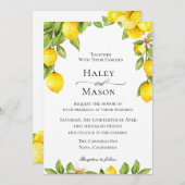 オレンジ畑のウェディング招待状 招待状 (正面/裏面)