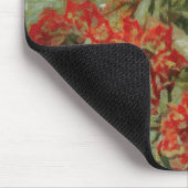 オレンジ登山のバラ マウスパッド (コーナー)