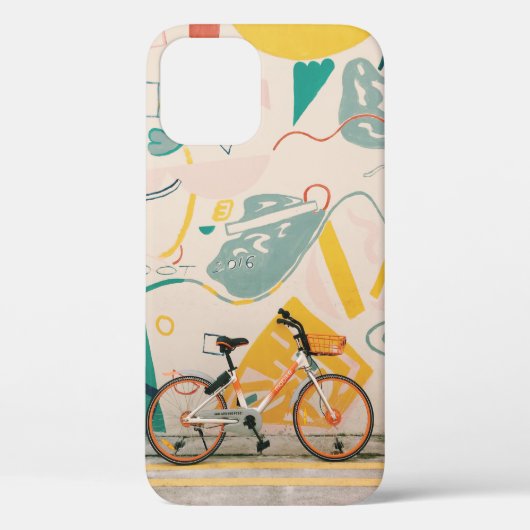オレンジ白自転車の撮影方法 Case-Mate iPhoneケース (裏面)