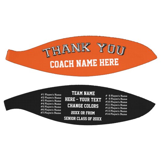 オレンジ白黒パーソナライズされたバスケットボール バスケットボール (パネル)