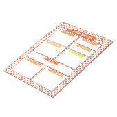 オレンジ看護 – 病態生理学テンプレート ノートパッド (アングル)