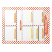 オレンジ看護 – 病態生理学テンプレート ノートパッド (正面)