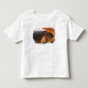 オレンジ石のOverhand及び岩が多い渓谷 トドラーTシャツ