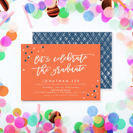 オレンジ祝大学院生パーティー 招待状