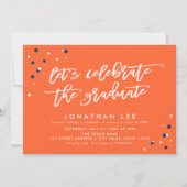 オレンジ祝大学院生パーティー 招待状 (正面)