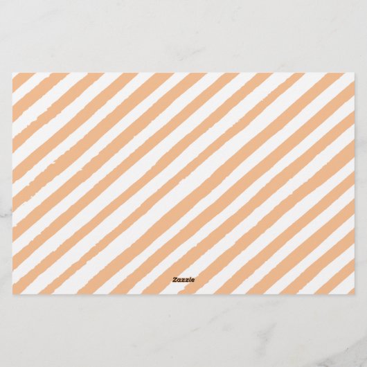 オレンジ私たちの小さなカボチャの赤ちゃんシャワー予測 便箋 (裏面)