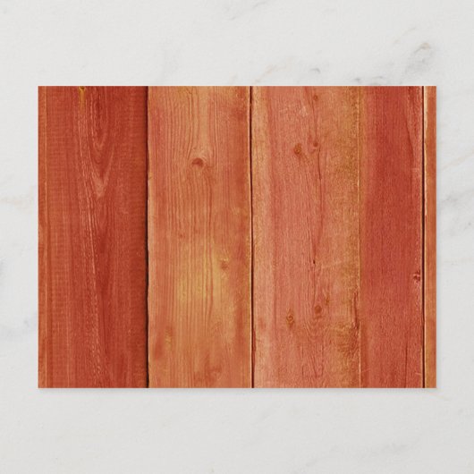 オレンジ秋テーマは私の花嫁になる インビテーションポストカード (裏面)