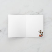 オレンジ秋パンプキンサンキューノート ノートカード (内部)