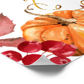 オレンジ秋小さなかぼちゃおばさん物語 ポスター (角)