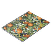 オレンジ秋果実模様 ノートブック (左側)