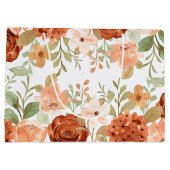 オレンジ秋水彩フローラ ラージペーパーバッグ (裏面)