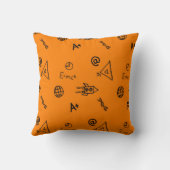 オレンジ科学の授業 クッション (裏面)