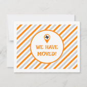 オレンジ移動ストライプの写真 (正面)