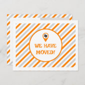 オレンジ移動ストライプの写真 (正面/裏面)