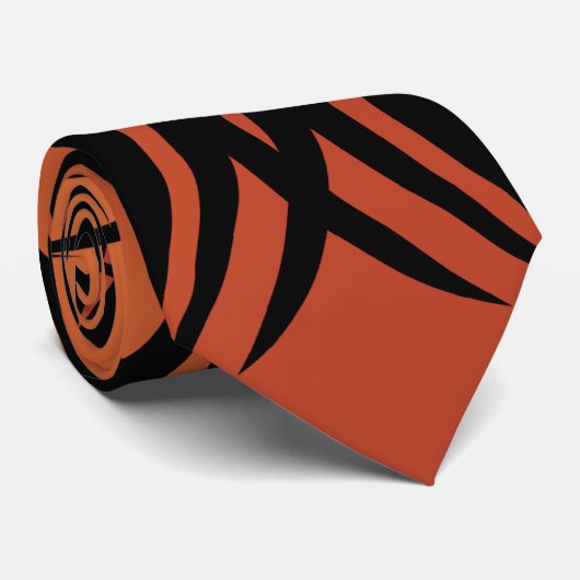 オレンジ種族のタイ ネクタイ (ロール)