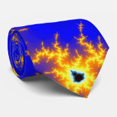 オレンジ稲妻(タイ) ネクタイ (ロール)