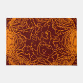 オレンジ糸ドアマット ドアマット (正面)