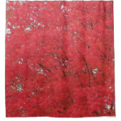 オレンジ紅葉シャワーカーテン シャワーカーテン (正面)