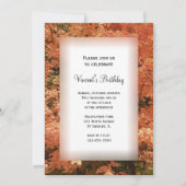 オレンジ紅葉誕生会 招待状 (正面)