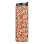 オレンジ紅葉&どんぐりのパターン タンブラー (回転左)