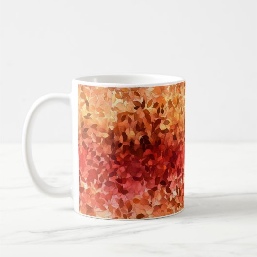オレンジ紅葉 コーヒーマグカップ (左)