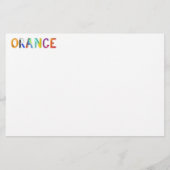 オレンジ紙 (裏面)