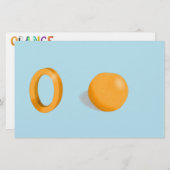 オレンジ紙 (正面/裏面)