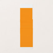 オレンジ素晴らし色の背景でビジュアルを作成 名刺 (外部フラット)